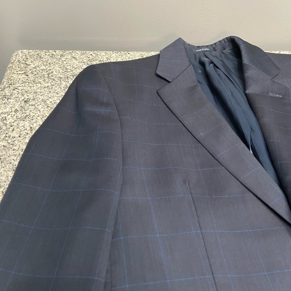RALPH RALPH LAUREN 100% Wool Mens Navy 2 Button Blazer/Sportcoat 40R Career - Picture 8 of 17